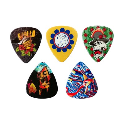 celluloid 0.46 0.6 0.71 0.81 0.88 0.96 1.0 1.2 and 1.5mm popular personalized custom design guitar picks plectrum