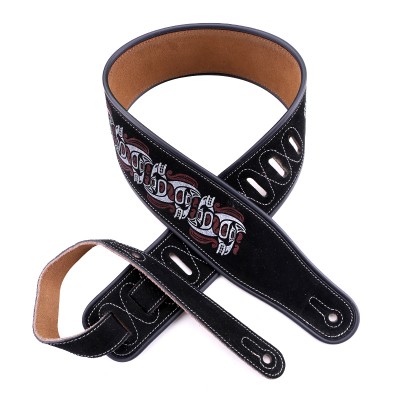 Genuine leather strap for bass or guitar