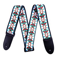 Cheerhas Heat Transfer Printing Fasion Design Can Custom Your Logo  Polyester Material Guitar Strap