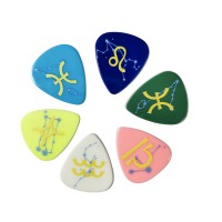 colorful nylon custom print guitar picks